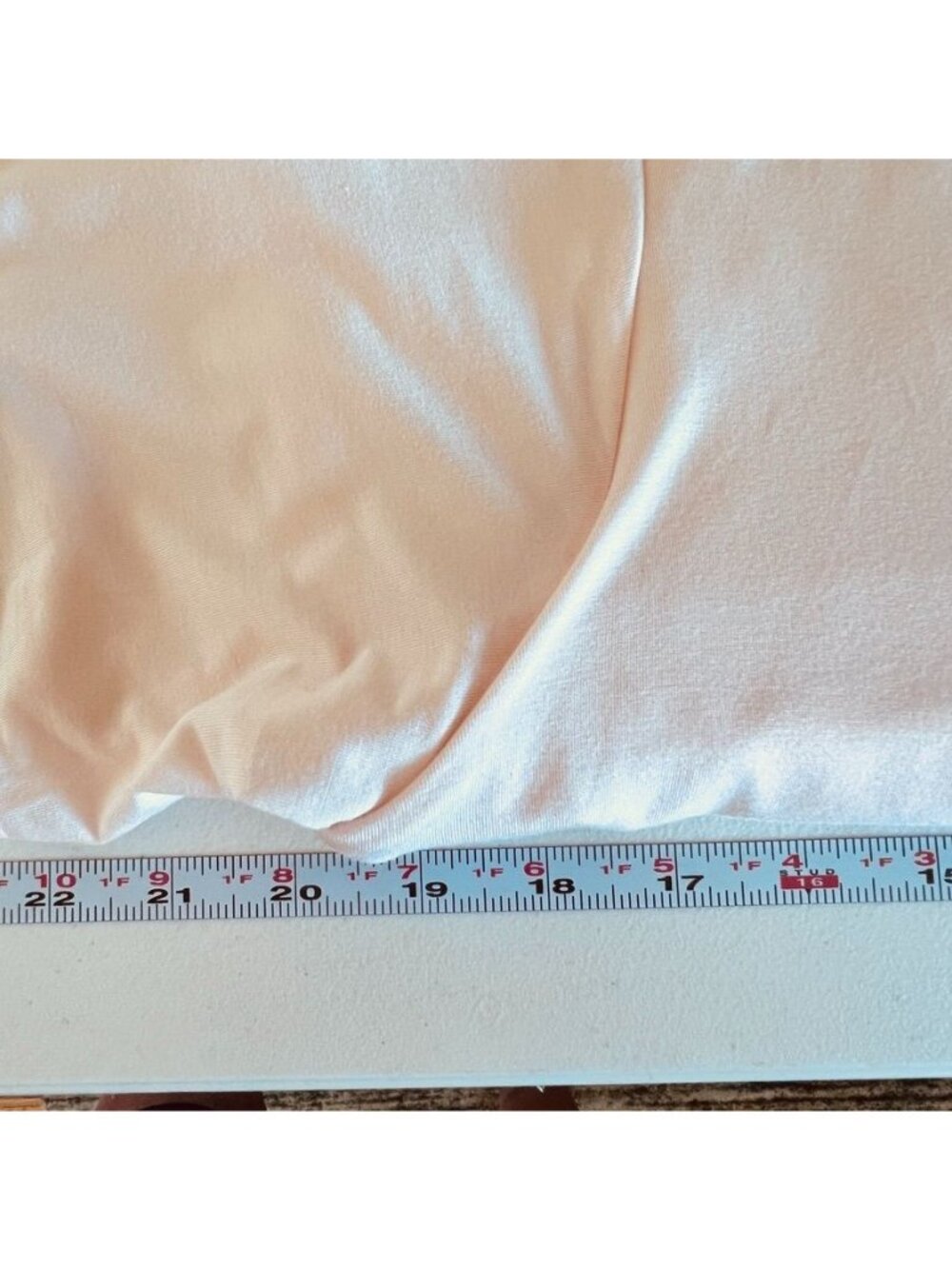 SheBird Built-In Bra Top Pink Modal Knit Scoop Neck Sz 8 D/DD Soft Dreamy Flowy - Picture 7 of 11
